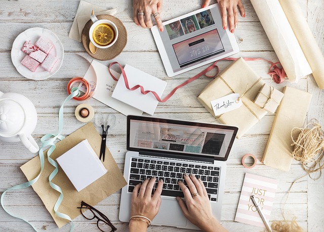 desktop laptop crafts still life mockup table decoration design workspace presents gifts laptop laptop laptop laptop laptop