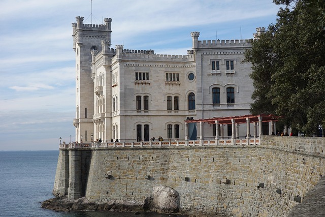 castle miramar trieste palace landscape the sea view architecture trieste trieste trieste trieste trieste