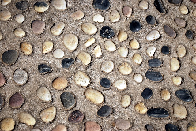 pebble pebbles rock stones cement embedded embedded embedded embedded embedded embedded