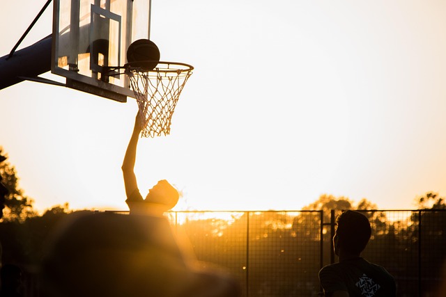 basketball sport ball game competition play team tournament activity leisure basket championship court silhouette sunset sunr