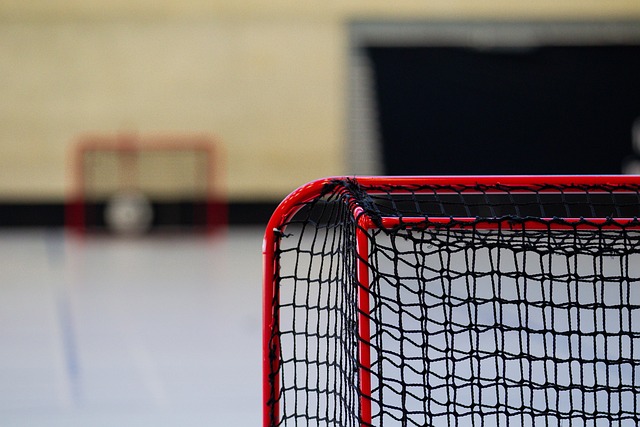 hockey goal net sport match indoors