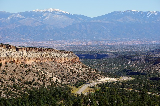 mountains road landscape nature new mexico