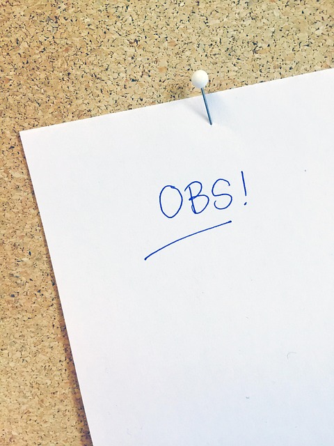 obs listing patch workplace project teaching meeting planning working environment