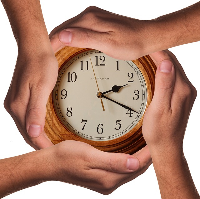time clock hands enclose hold tight protection to protect precious time display pointer dial hours concept conceptual transien