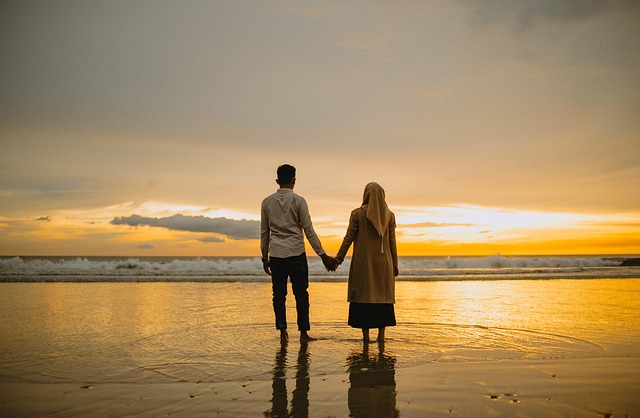 couple sunset beach dusk twilight holding hands nature couple couple couple couple couple holding hands holding hands holding