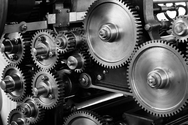 gears cogs machine machinery mechanical gears and cogs technology industry industrial engineering cogwheels metals monochrome b