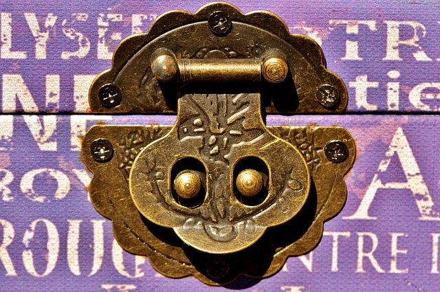 chest closure ornament casket fitting storage
