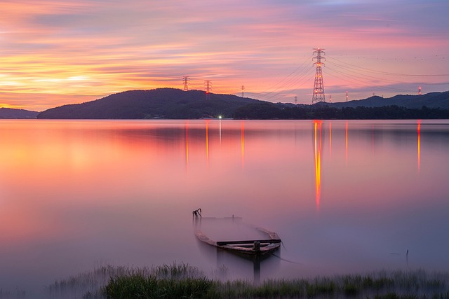 dawn ocean nature sky sunrise sunset landscape early morning