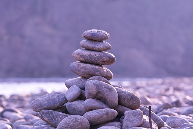 stones balance shore rocks solid texture outdoors