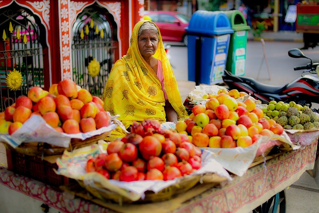 fruit seller fruit seller market selling fruit street photography