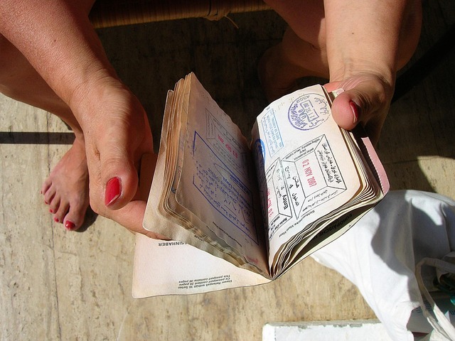 passport visa rubber stamp travel document travel identity card identity id document note entry endorsement visit visa visa v