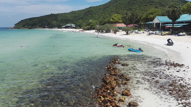 kohlarn thailand island sun beach nature asia rock dew koh phangan koh ma idyllic koh railey beach sea island cave southeast