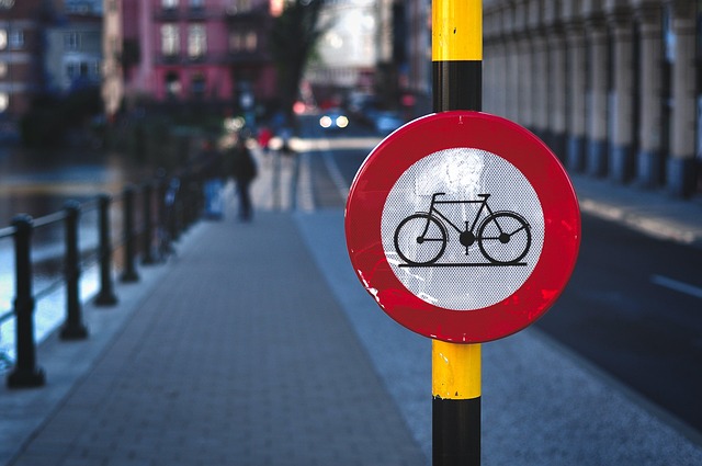 bike signage travel ban forbidden city ghent belgium symbol cycling road roadsign street permit bicycles cyclists icon path