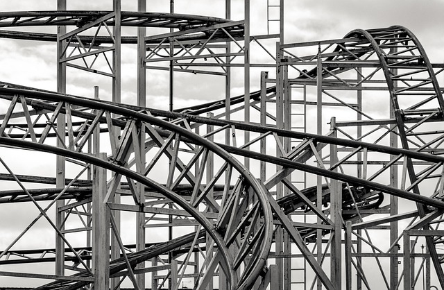 rollercoaster steel construction amusement tracks structure rollercoaster rollercoaster steel steel steel steel steel construct