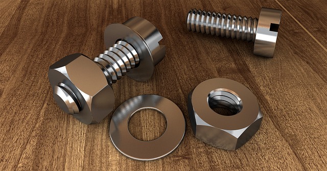 screw thread technology screw nut metal hexagon nut screw connection metal thread metric thread stole iron 3d washer screw tec
