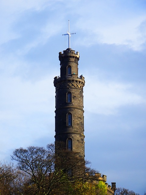 time ball tower calton hill edinburgh scotland seafaring timing