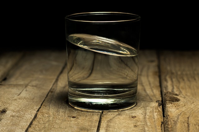 water glass tilted clear drink liquid skew inception crooked nature transparent clean drinking water