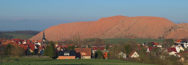 panorama village nature landscape backlog mountain dump heaven mountains