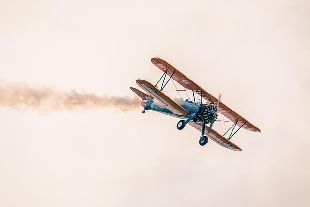 plane flight sky boeing stearman pt 13d double decker nature aircraft flying vintage aircraft history