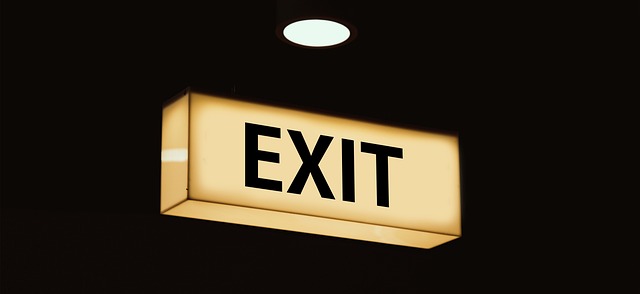 light box sign exit a notice emergency exit way out attention escape route escape information boards information exit exit exit